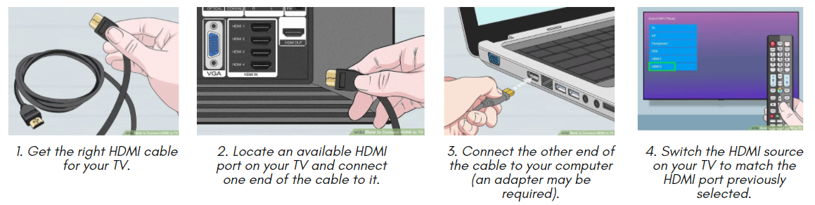Watch Xerb using an HDMI cable